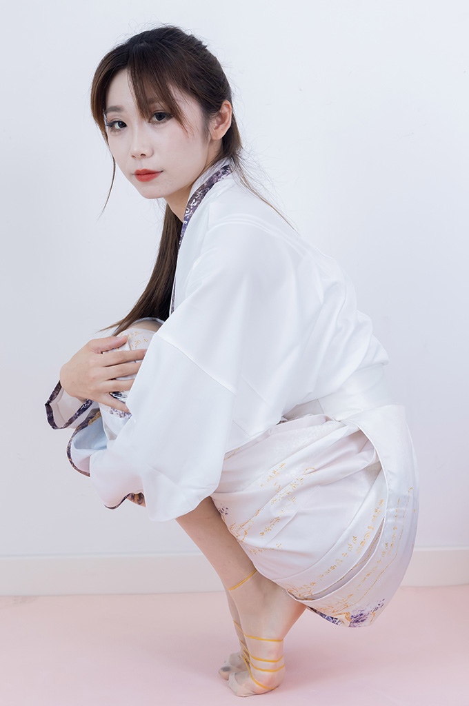 W236-汉服、平底鞋、白棉袜、白船袜、薄肉丝